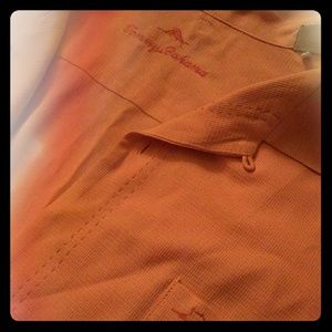 Short sleeved Tommy Bahama Salmon shirt 🌴